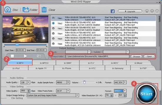 convert mp4 to dvd video format