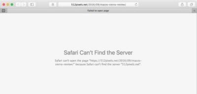 Safari issue