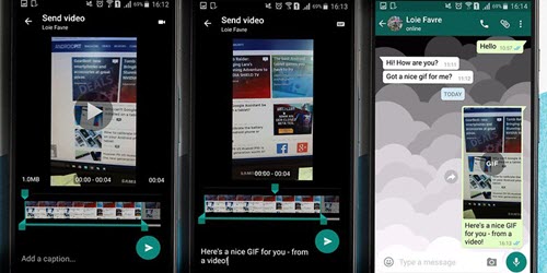 Trim WhatsApp Video on Android