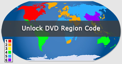 Unlock DVD region codes