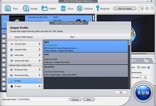 Extract DVD Audio to MP3 Music