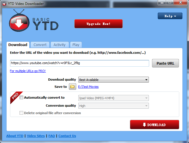 free download facebook video downloader for pc