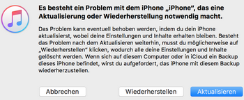iOS 11 Problem - iPhone/iPad hängt im Recovery-Modus