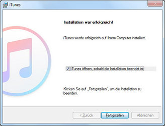 iTunes startet nicht mehr - iTunes neu installieren