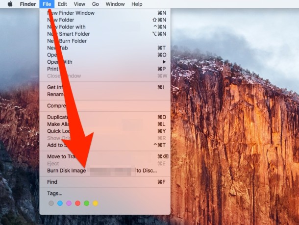 Graver une image disque sur un DVD depuis Mac Finder