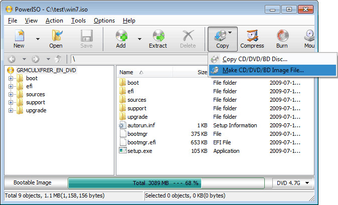 Free ImgBurn alternative - PowerISO