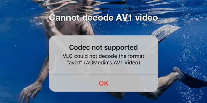 AV1 video code error