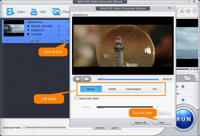 edit video