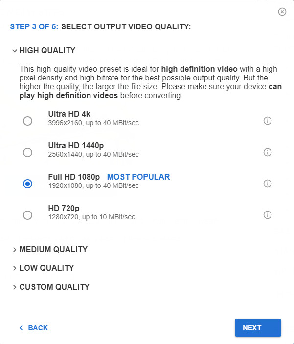 Compress 4K to 1080p with HDConvert