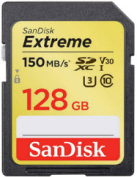 what size and speed sd card for 4K video