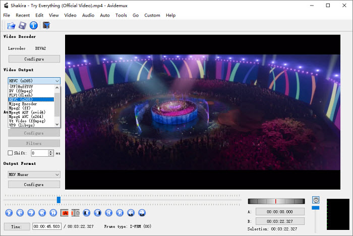 Avidemux free video converter