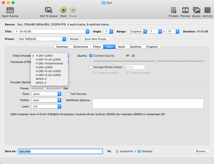 best HEVC Video converter Mac