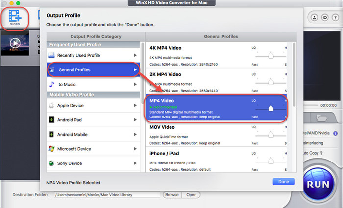 Convert HEVC onto Mac