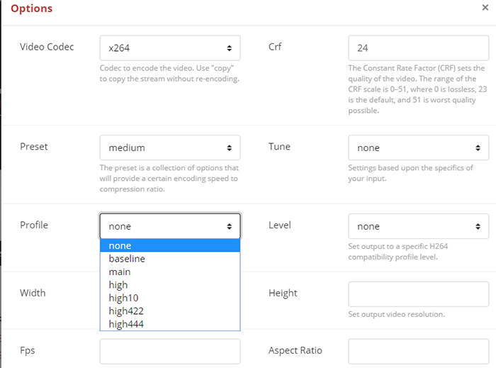 Convert MKV to MOV using Cloudconvert