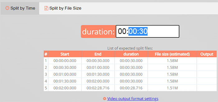 Split MKV by Time