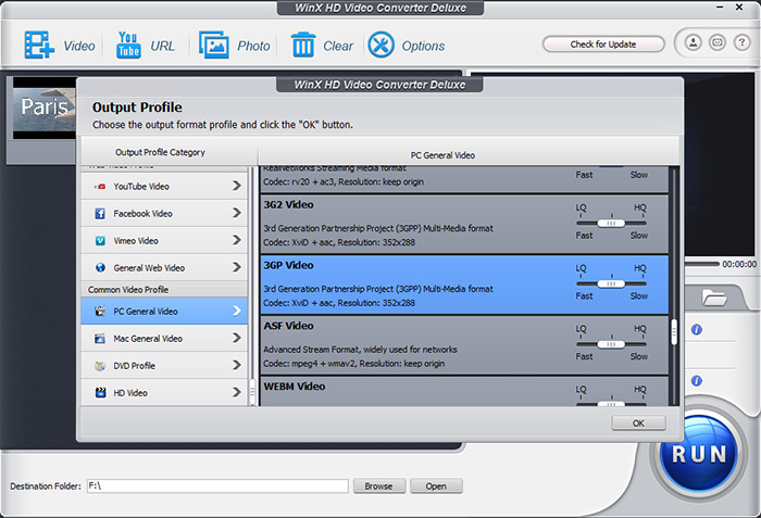 convert mp4 to 3gp for android