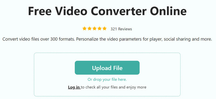 Convert DAT to MP4 500MB with online with AnyMP4
