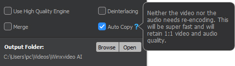 Enable High Quality Engine