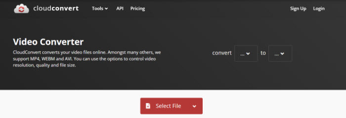 Convertitore video online gratuito in MP4 - Cloudconvert