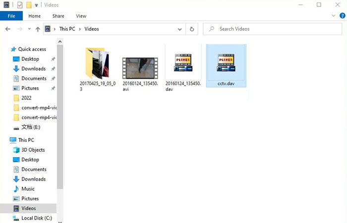What is a DAV file