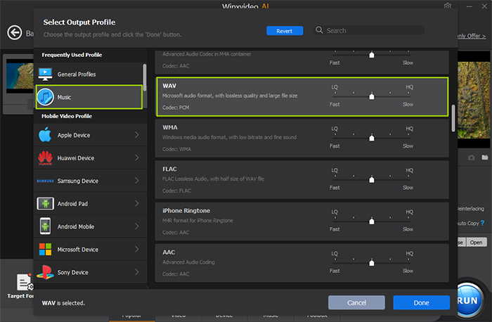 Convert MP4 to WAV on Windows 10