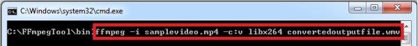 FFmpeg convert video command line