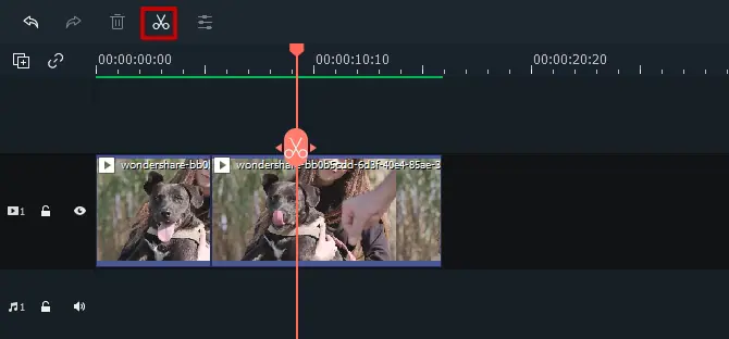 taglia mp4 con filmora
