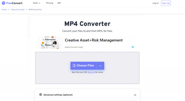 FreeConvert MP4 Converter