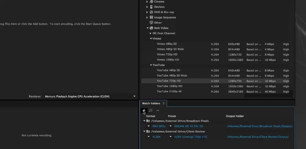 Convert MXF to MP4 Media Encoder