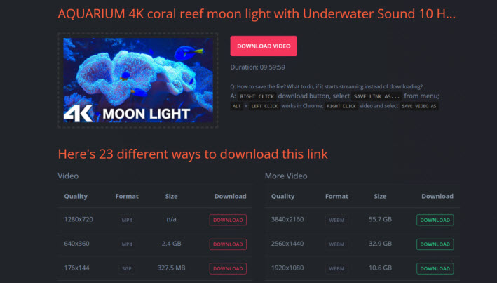 download video URL with OnVico