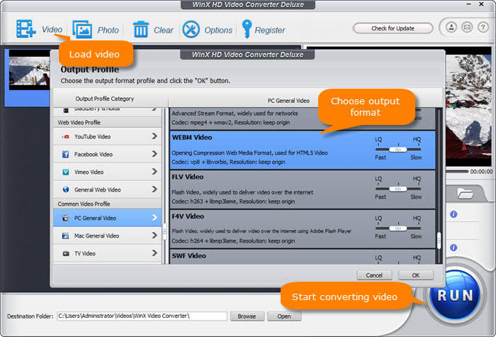 convert mp4 to webm