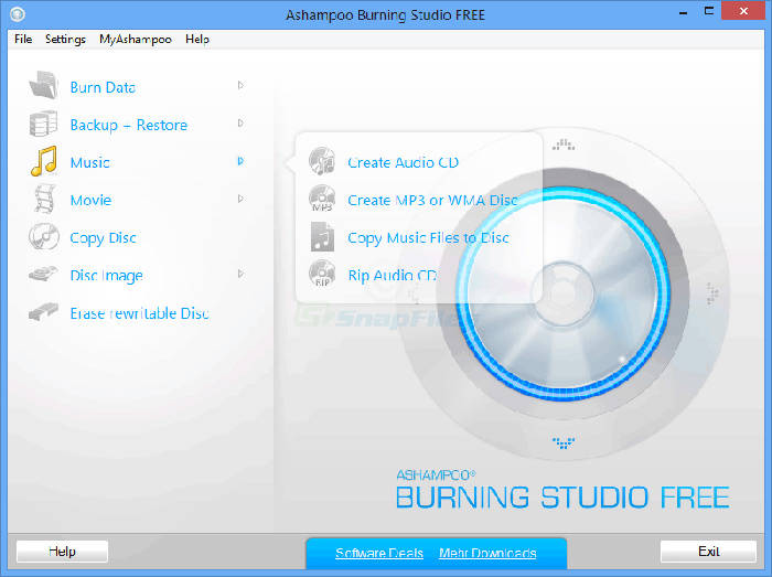 Ashampoo Burning Studio Free