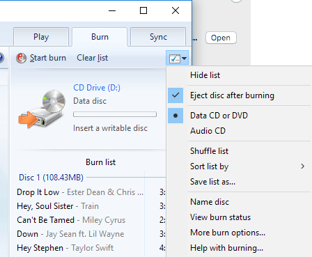 DVD Burning on Windows 11 with Windows Media Player