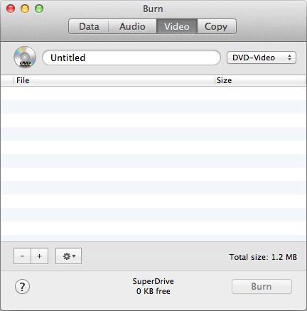 Best free DVD creator for Mac - Burn