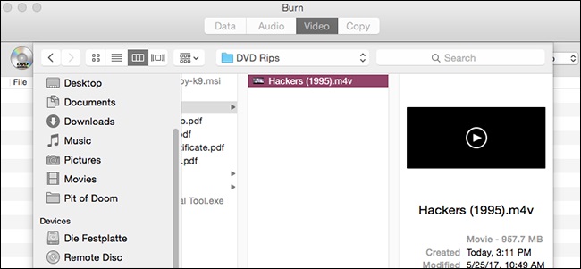 burn dvd on burn for mac wont work