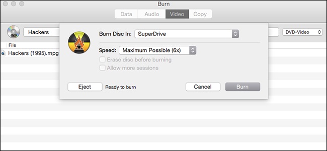 Free burn movie to DVD on Mac