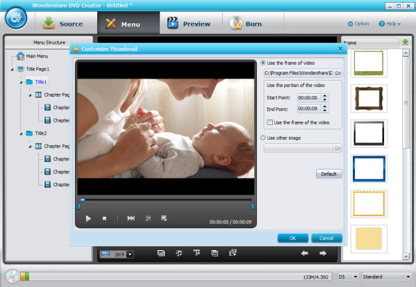 DVD creator tool