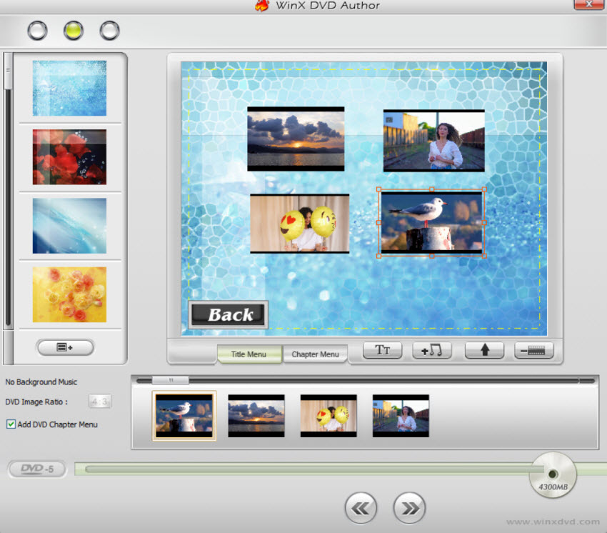 WinX DVD Author Menu Creator