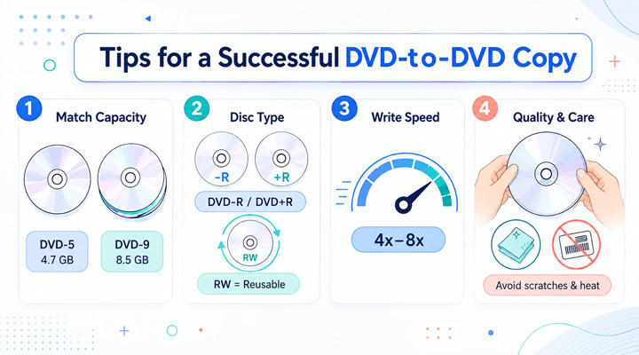 Tips for Copying DVD to DVD