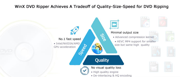 Quality-Size-Speed tradeoff for DVD ripping