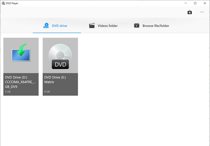 Software de DVD player gratuito para Windows 10