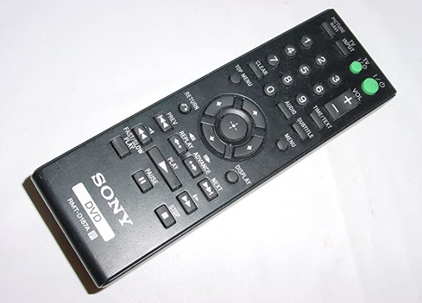 Sony DVD player remote control
