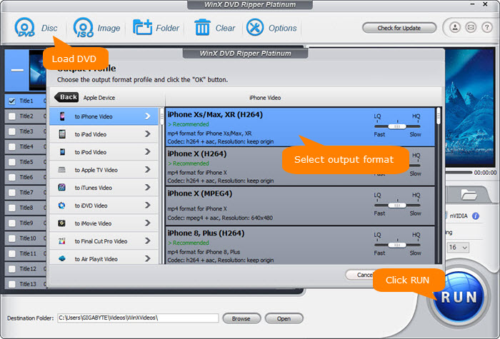 Convert DVD to iPhone
