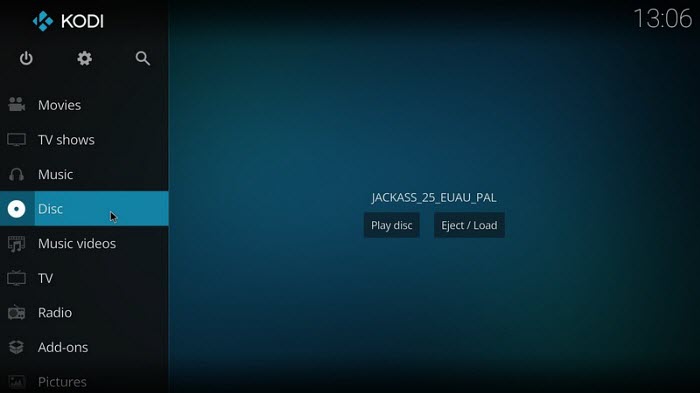 Windows 10 DVD player gratuito - Kodi