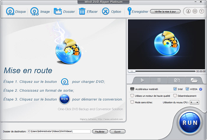 Run WinX DVD Ripper