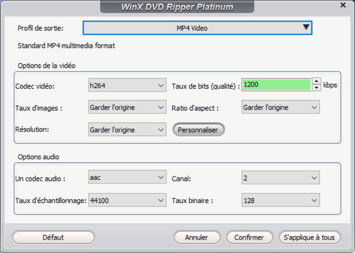 Activer le moteur de haute qualité