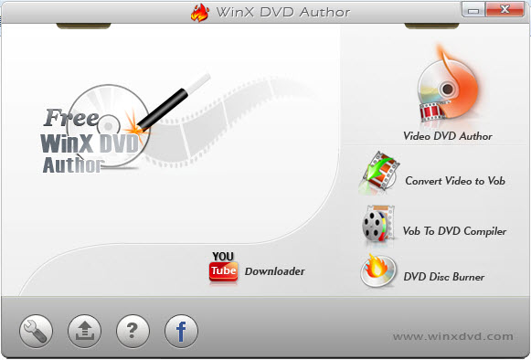 WinX DVD Author Interface