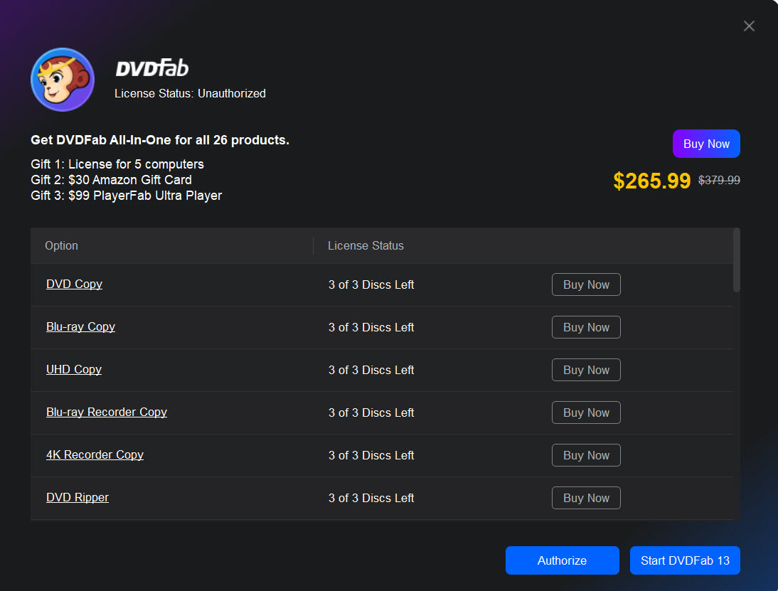 dvdfab pricing