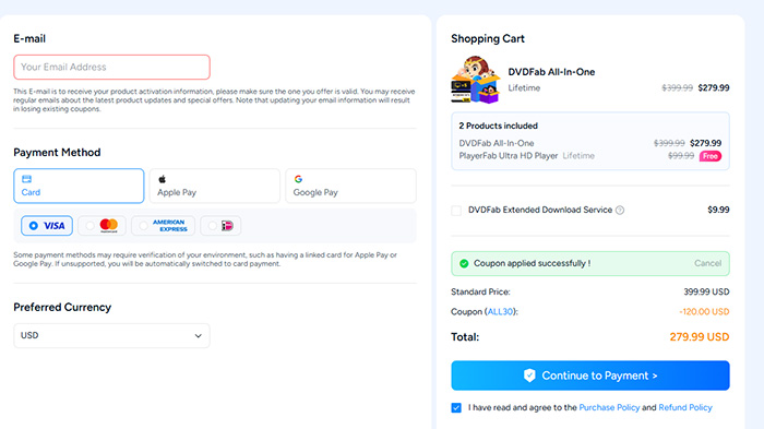 DVDFab vs MakeMKV: Price