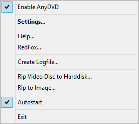 Enable AnyDVD to remove DVD copy protection